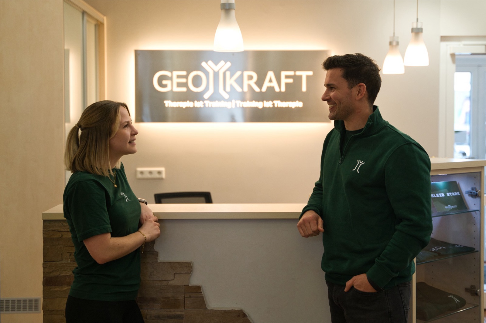 Empfang im GeoKraft-Studio